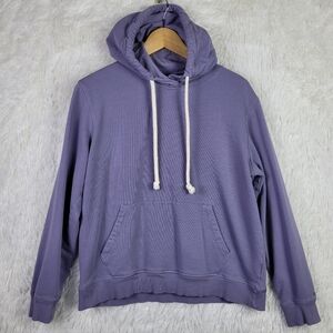 Pact Unisex M Purple Lavendar Pullover Organic Cotton Hoodie Sustainable Casual